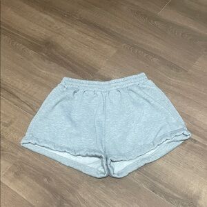 SHEIN Light Gray Athletic Shorts